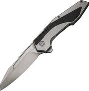 Civivi Hypersonic Gray, Black Steel With G10 Inlay (3.7" Gray Stonewashed 14C28N) Folding Knife [C22011-2] - product view 1