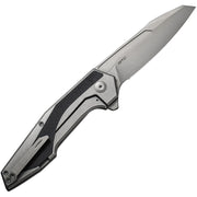 Civivi Hypersonic Gray, Black Steel With G10 Inlay (3.7" Gray Stonewashed 14C28N) Folding Knife [C22011-2] - product view 2