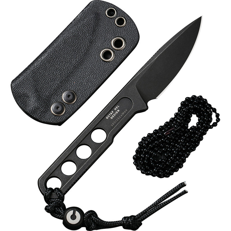 Civivi Circulus Black Stainless (2.00" 10Cr15CoMoV) Fixed Blade Knife [ C22012-1] - product view 2