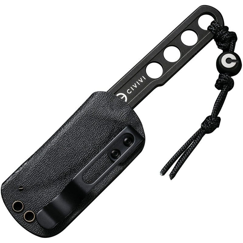 Civivi Circulus Black Stainless (2.00" 10Cr15CoMoV) Fixed Blade Knife [ C22012-1] - product view 3