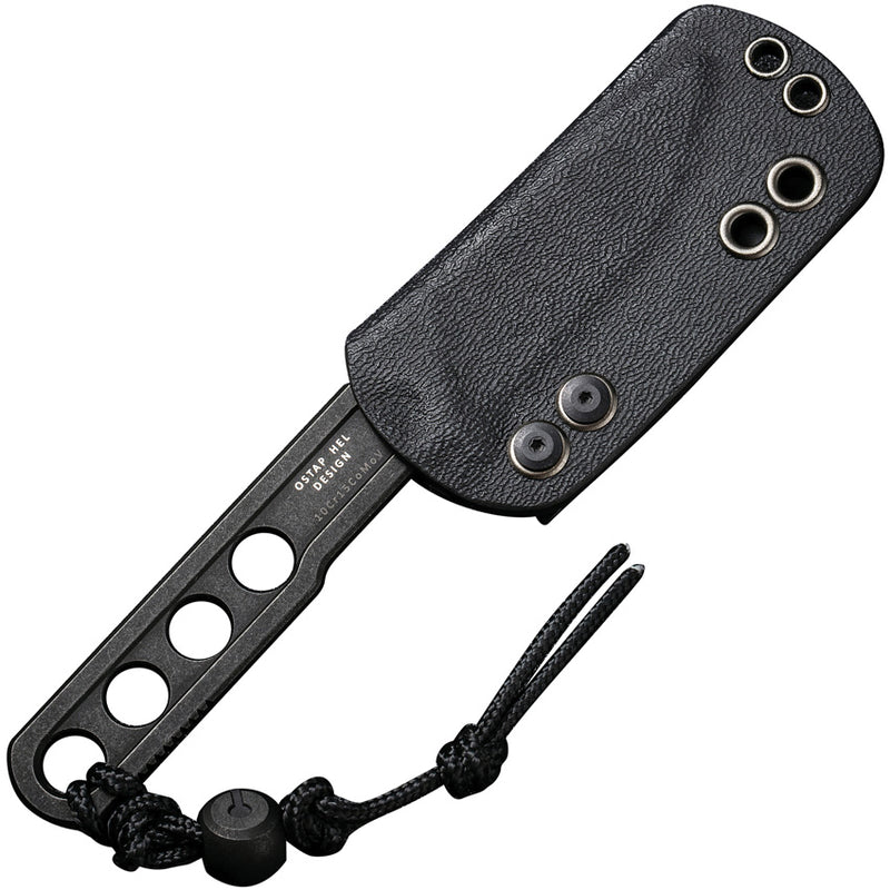 Civivi Circulus Black Stainless (2.00" 10Cr15CoMoV) Fixed Blade Knife [ C22012-1] - product view 5