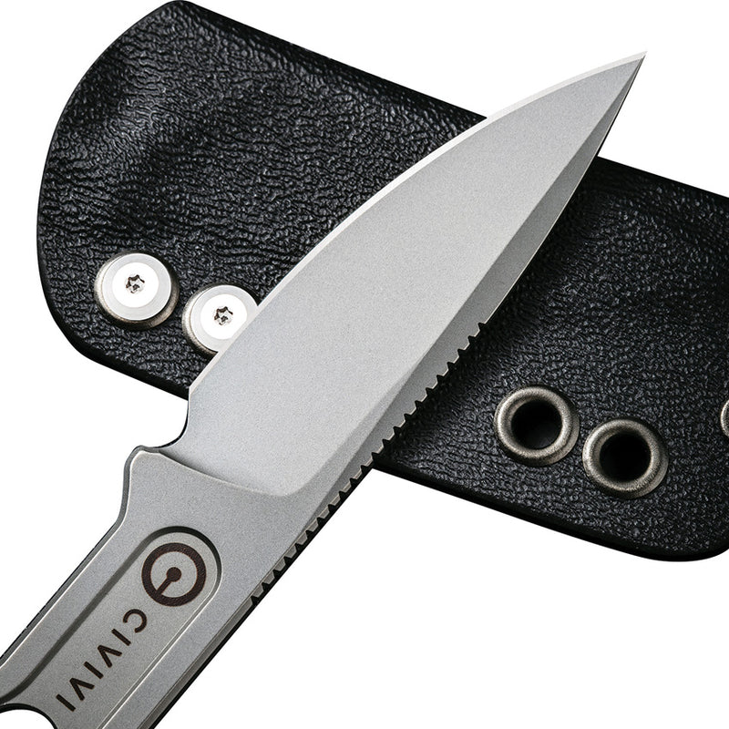 Civivi Circulus Stainless (2.00" 10Cr15CoMoV) Fixed Blade Knife [ C22012-2] - product view 6