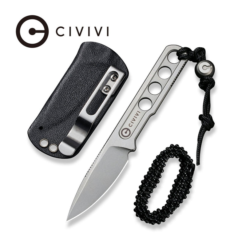 Civivi Circulus Stainless (2.00" 10Cr15CoMoV) Fixed Blade Knife [ C22012-2] - product view 7