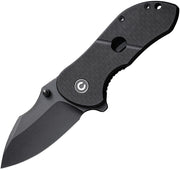 Civivi Gordo Black G10 (2.51" Black D2) Folding Knife [C22018C-1] - product view 1