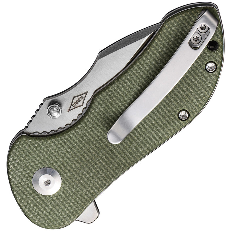 Civivi Gordo Olive Canvas Micarta (2.51" Satin Finished D2) Folding Knife [C22018C-2] - product view 2
