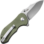 Civivi Gordo Olive Canvas Micarta (2.51" Satin Finished D2) Folding Knife [C22018C-2] - product view 3