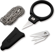 Civivi Quick Snip Black ABS With Rubber Coating (0.68" 6Cr13) Fixed Blade Knife [ C22022A-1] - product view 1