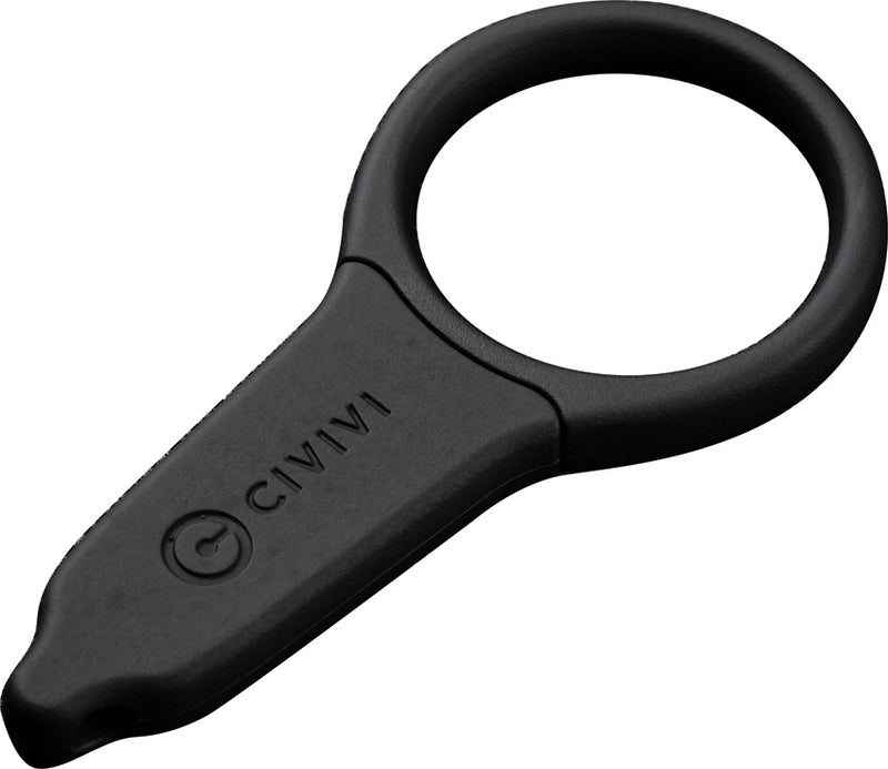 Civivi Quick Snip Black ABS With Rubber Coating (0.68" 6Cr13) Fixed Blade Knife [ C22022A-1] - product view 2