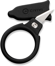 Civivi Quick Snip Black ABS With Rubber Coating (0.68" 6Cr13) Fixed Blade Knife [ C22022A-1] - product view 3