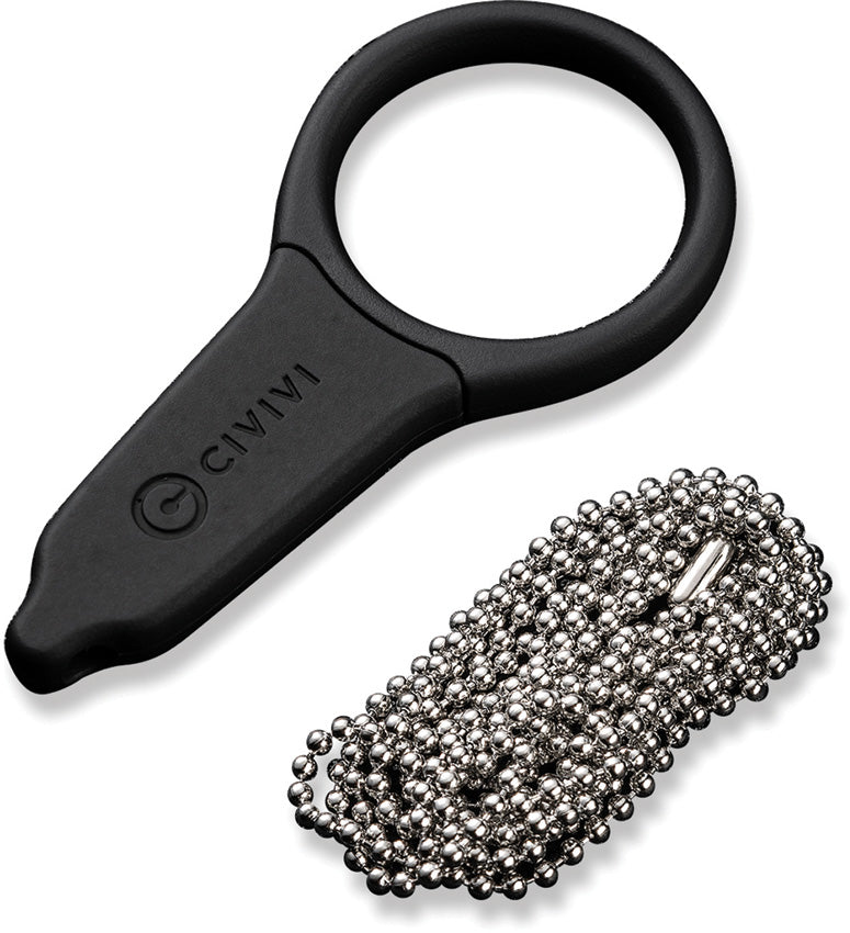 Civivi Quick Snip Black ABS With Rubber Coating (0.68" 6Cr13) Fixed Blade Knife [ C22022A-1] - product view 4