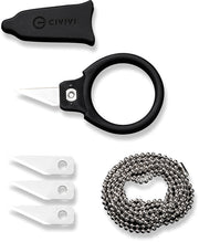 Civivi Quick Snip Black ABS With Rubber Coating (0.68" 6Cr13) Fixed Blade Knife [ C22022A-1] - product view 5