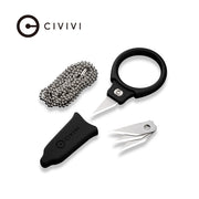 Civivi Quick Snip Black ABS With Rubber Coating (0.68" 6Cr13) Fixed Blade Knife [ C22022A-1] - product view 6