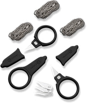 Civivi Quick Snip Black ABS With Rubber Coating (0.68" 6Cr13) Fixed Blade Knife [C22022A-2] - product view 3