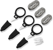 Civivi Quick Snip Black ABS With Rubber Coating (0.68" 6Cr13) Fixed Blade Knife [C22022A-2] - product view 4
