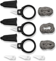 Civivi Quick Snip Black ABS With Rubber Coating (0.68" 6Cr13) Fixed Blade Knife [C22022A-2] - product view 5