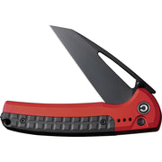 Civivi Sentinel Strike Red Aluminum (3.7" Black K110) Folding Knife [ C22025B-1] - product view 3