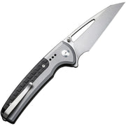 Civivi Sentinel Strike Gray Aluminum (3.7" Stonewashed K110) Folding Knife [ C22025B-2] - product view 2