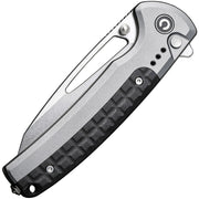 Civivi Sentinel Strike Gray Aluminum (3.7" Stonewashed K110) Folding Knife [ C22025B-2] - product view 4