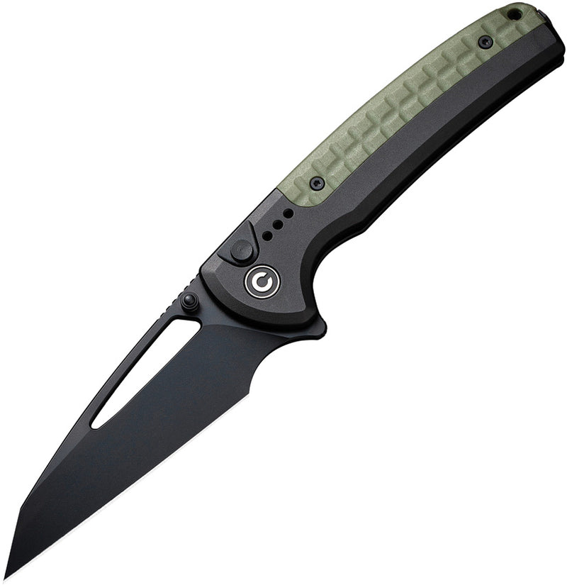 Civivi Sentinel Strike Black Aluminum (3.7" Black K110) Folding Knife [ C22025B-3] - product view 1