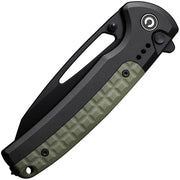 Civivi Sentinel Strike Black Aluminum (3.7" Black K110) Folding Knife [ C22025B-3] - product view 4