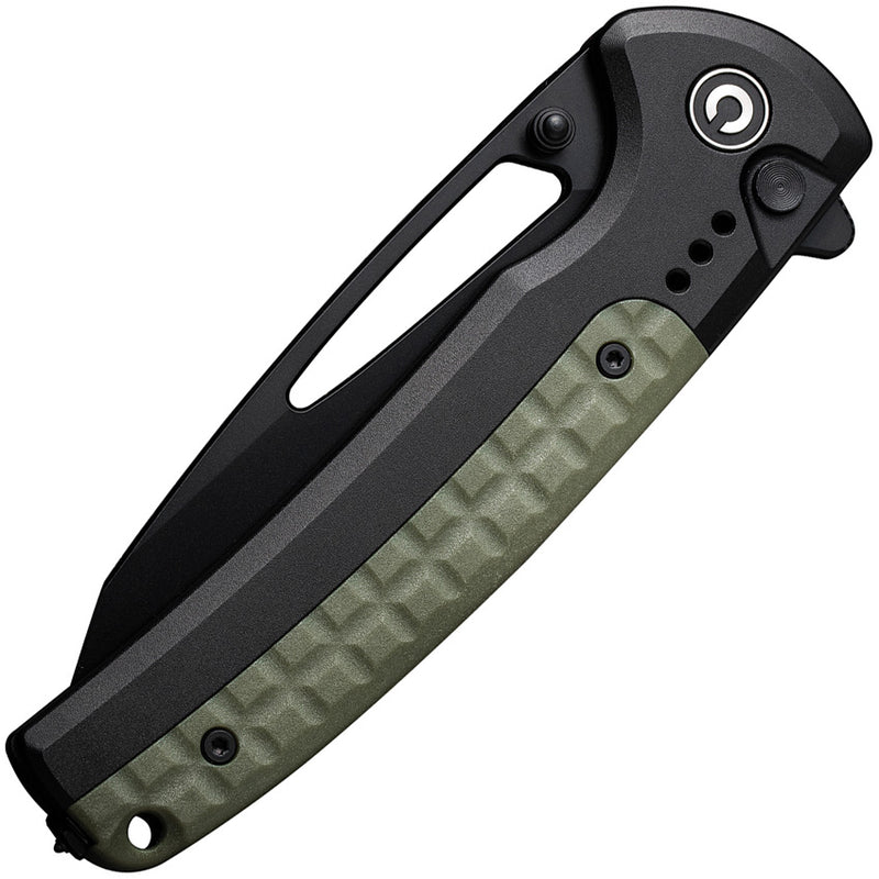 Civivi Sentinel Strike Black Aluminum (3.7" Black K110) Folding Knife [ C22025B-3] - product view 4