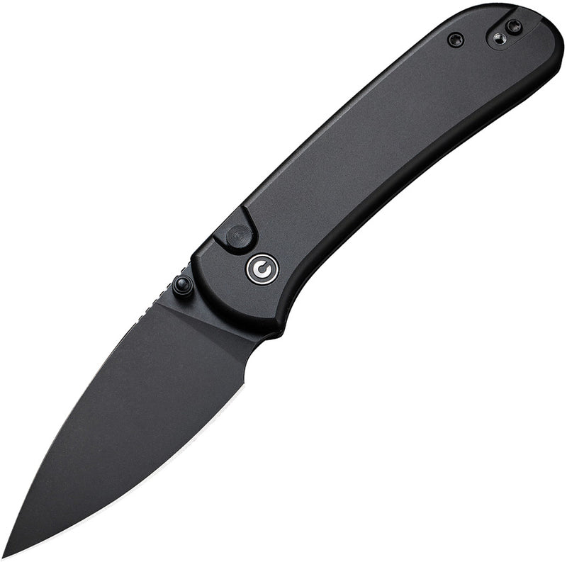 Civivi Qubit Black Aluminum (2.98" Black Stonewashed 14C28N) Folding Knife [C22030E-1] - product view 1