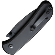 Civivi Qubit Black Aluminum (2.98" Black Stonewashed 14C28N) Folding Knife [C22030E-1] - product view 2