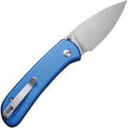 Civivi Qubit Bright Blue Aluminum (2.98" Satin Finished 14C28N) Folding Knife [C22030E-3] - product view 2