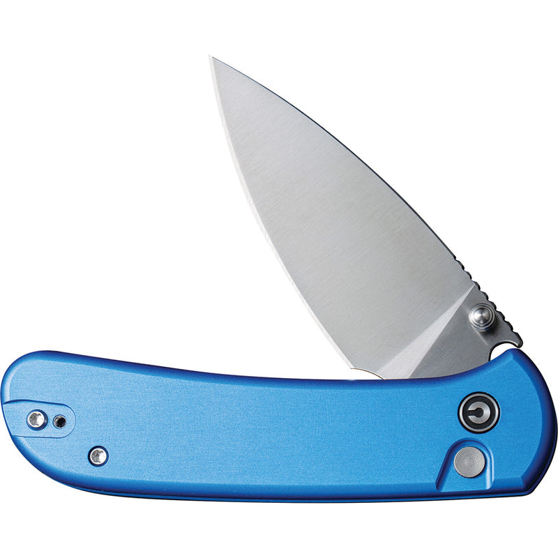 Civivi Qubit Bright Blue Aluminum (2.98" Satin Finished 14C28N) Folding Knife [C22030E-3] - product view 3