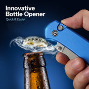 Civivi Qubit Bright Blue Aluminum (2.98" Satin Finished 14C28N) Folding Knife [C22030E-3] - product view 7