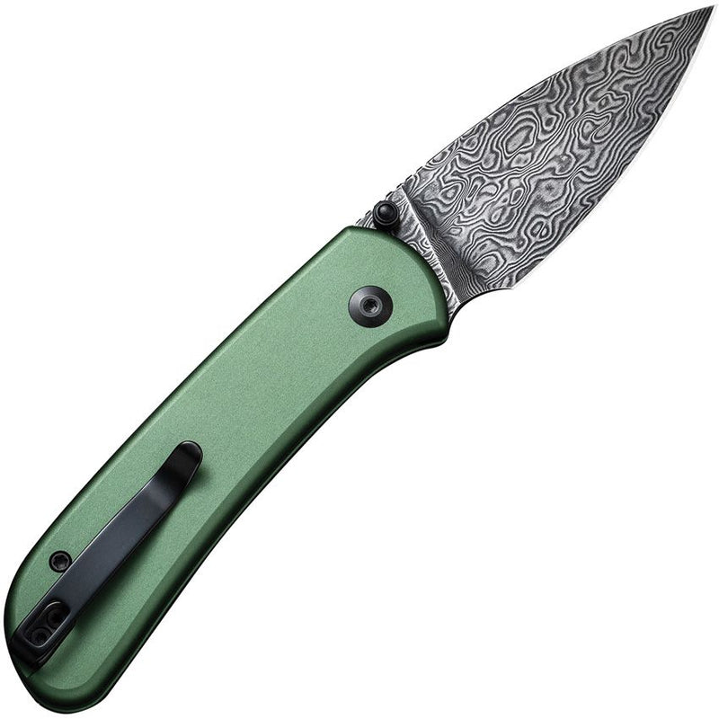 Civivi Qubit Button Lock Green Folding Knife [C22030E-DS1]