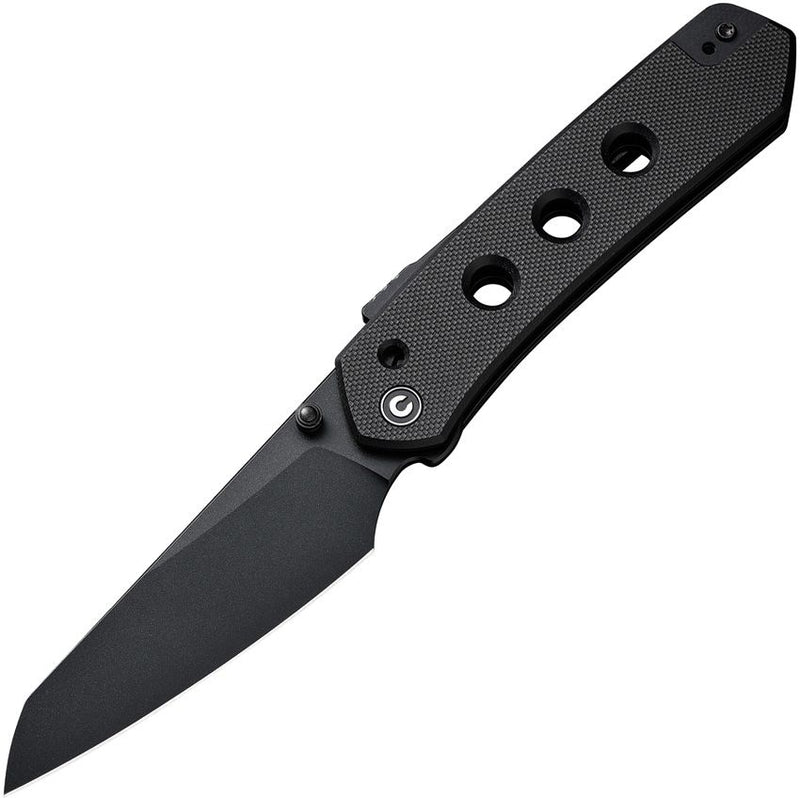 Civivi Vision FG Superlock Black Folding Knife [C22036-1]