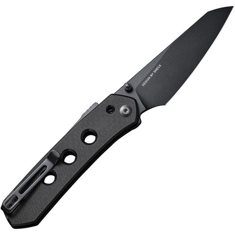 Civivi Vision FG Superlock Black Folding Knife [C22036-1]