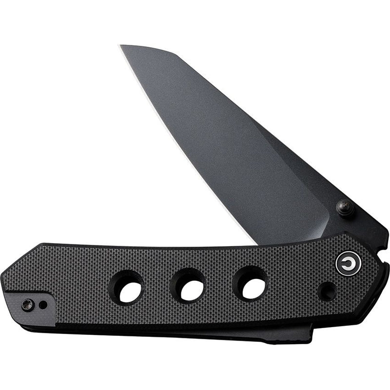 Civivi Vision FG Superlock Black Folding Knife [C22036-1]