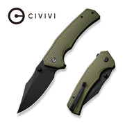 Civivi Vexillum OD Green G10 (3.81" Black Stonewashed Nitro-V) Folding Knife [C23003D-2] - product view 2