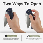 Civivi Vexillum Blue / Black G10 (3.81" Satin Finished Nitro-V) Folding Knife [C23003D-3] - product view 4