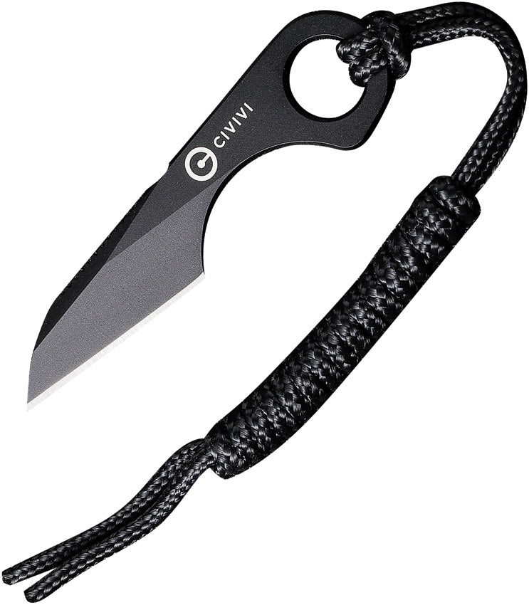 Civivi Gramis integral steel grip (1.00" Black 14C28N) Fixed Blade Knife [C23004-1] - product view 1