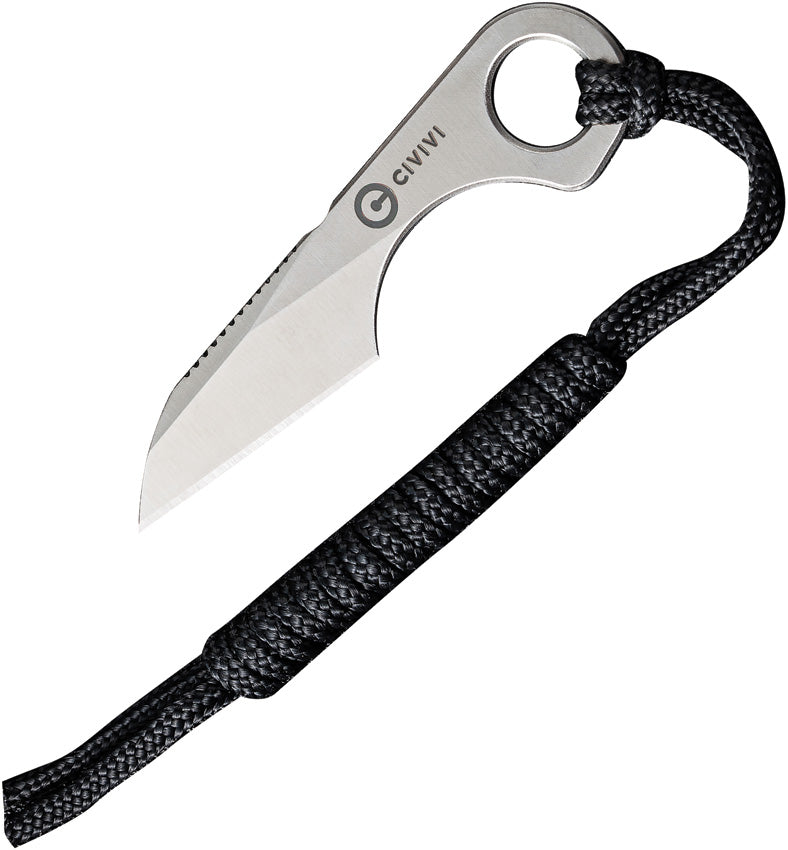 Civivi Gramis integral steel grip (1.00" Satin Finished 14C28N) Fixed Blade Knife [C23004-2] - product view 1