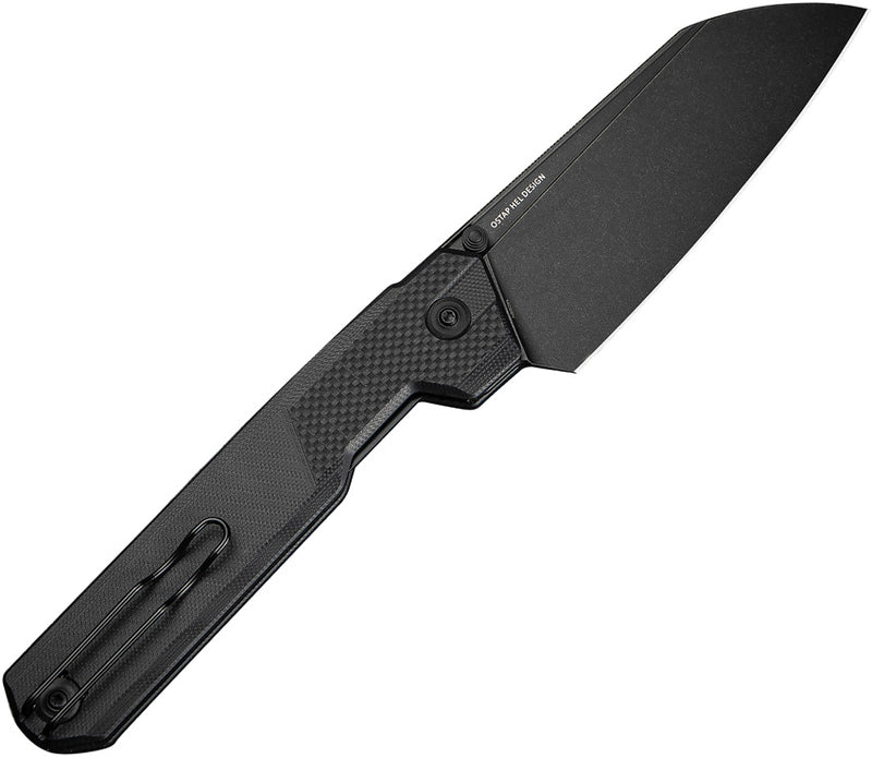 Civivi Hid Black G10 (4.14" Black Stonewashed 14C28N) Folding Knife [C23008-1] - product view 3
