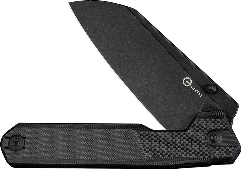 Civivi Hid Black G10 (4.14" Black Stonewashed 14C28N) Folding Knife [C23008-1] - product view 4