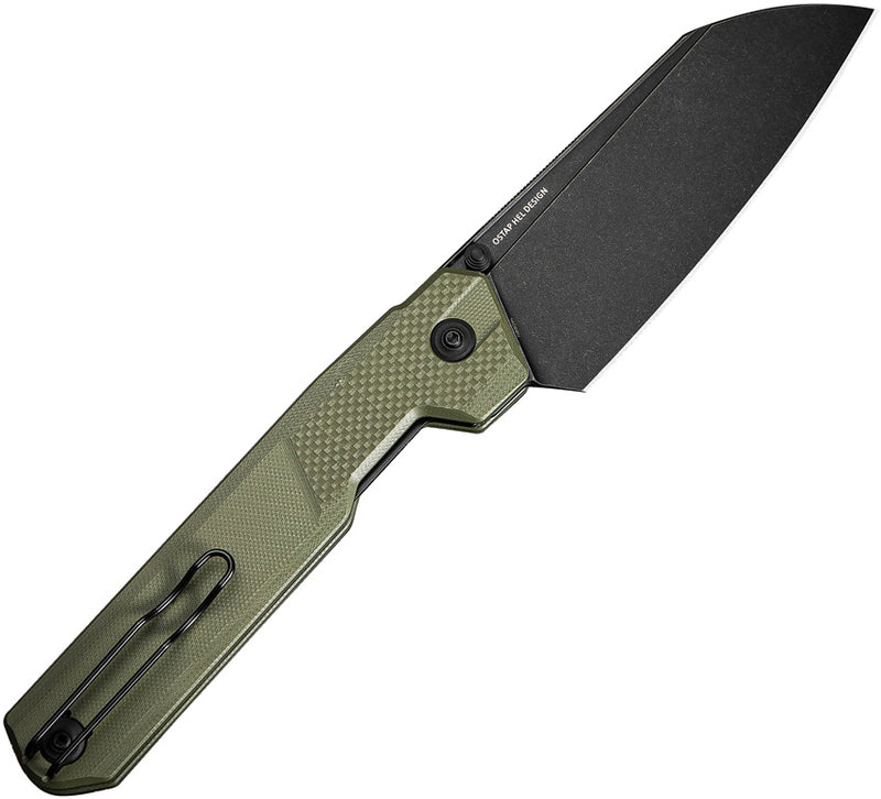 Civivi Hid OD Green G10 (4.14" Black Stonewashed 14C28N) Folding Knife [C23008-2] - product view 3