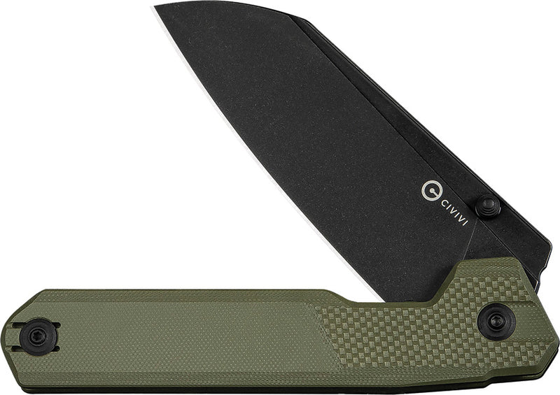 Civivi Hid OD Green G10 (4.14" Black Stonewashed 14C28N) Folding Knife [C23008-2] - product view 4