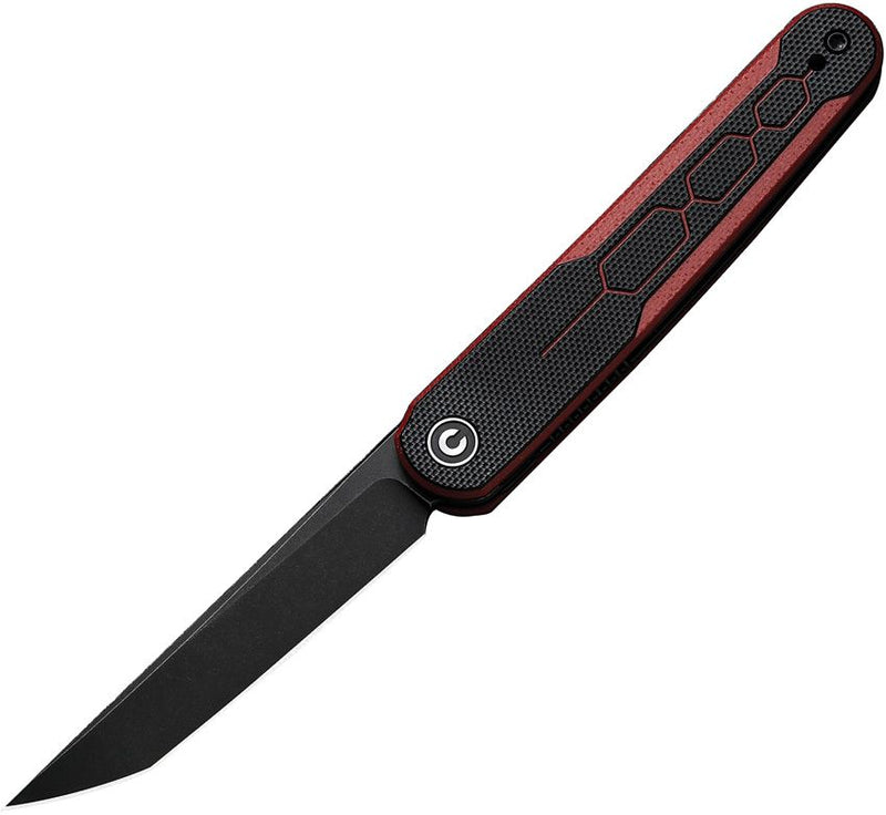 Civivi KwaiQ Linerlock Burgundy Folding Knife [C23015-1]