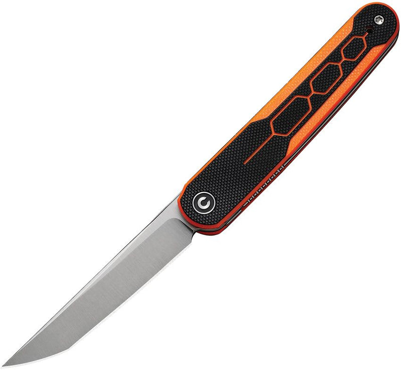 Civivi KwaiQ Linerlock Orange Folding Knife [C23015-2]