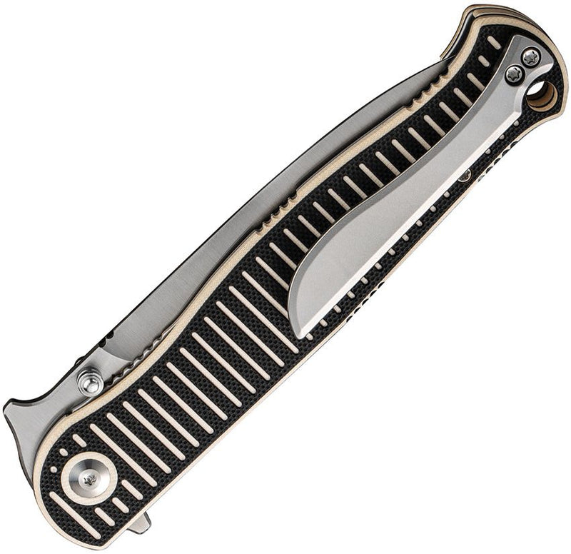 Civivi RS71 Linerlock Ivory/Black Folding Knife [C23025-1]