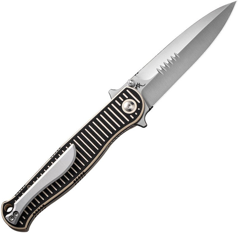 Civivi RS71 Linerlock Ivory/Black Folding Knife [C23025-1]