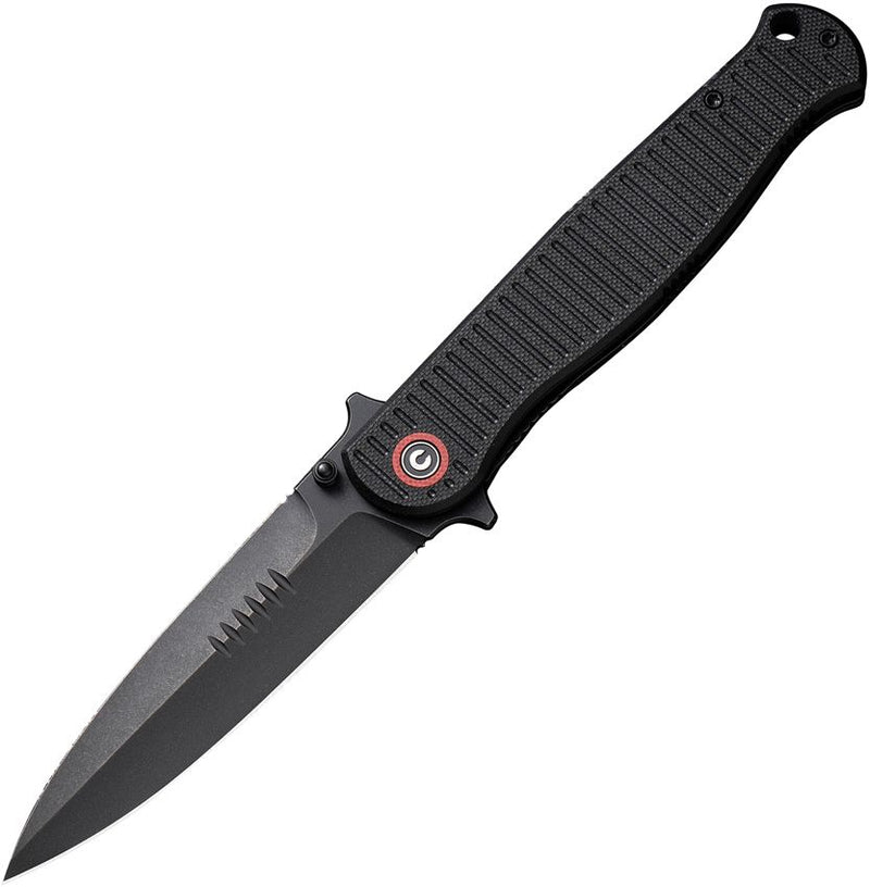 Civivi RS71 Linerlock Black G10 Folding Knife [C23025-2]