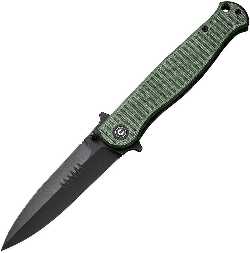 Civivi RS71 Linerlock Green Mic Folding Knife [C23025-3]