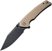 Civivi Tranquil Tan G10 (3.7" Black 14C28N) Folding Knife [C23027-3] - product view 1