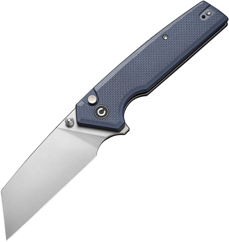 Civivi Amirite Neutral Blue Coarse G10 (3.48" Satin Finished Nitro-V) Folding Knife [C23028-1] - product view 1